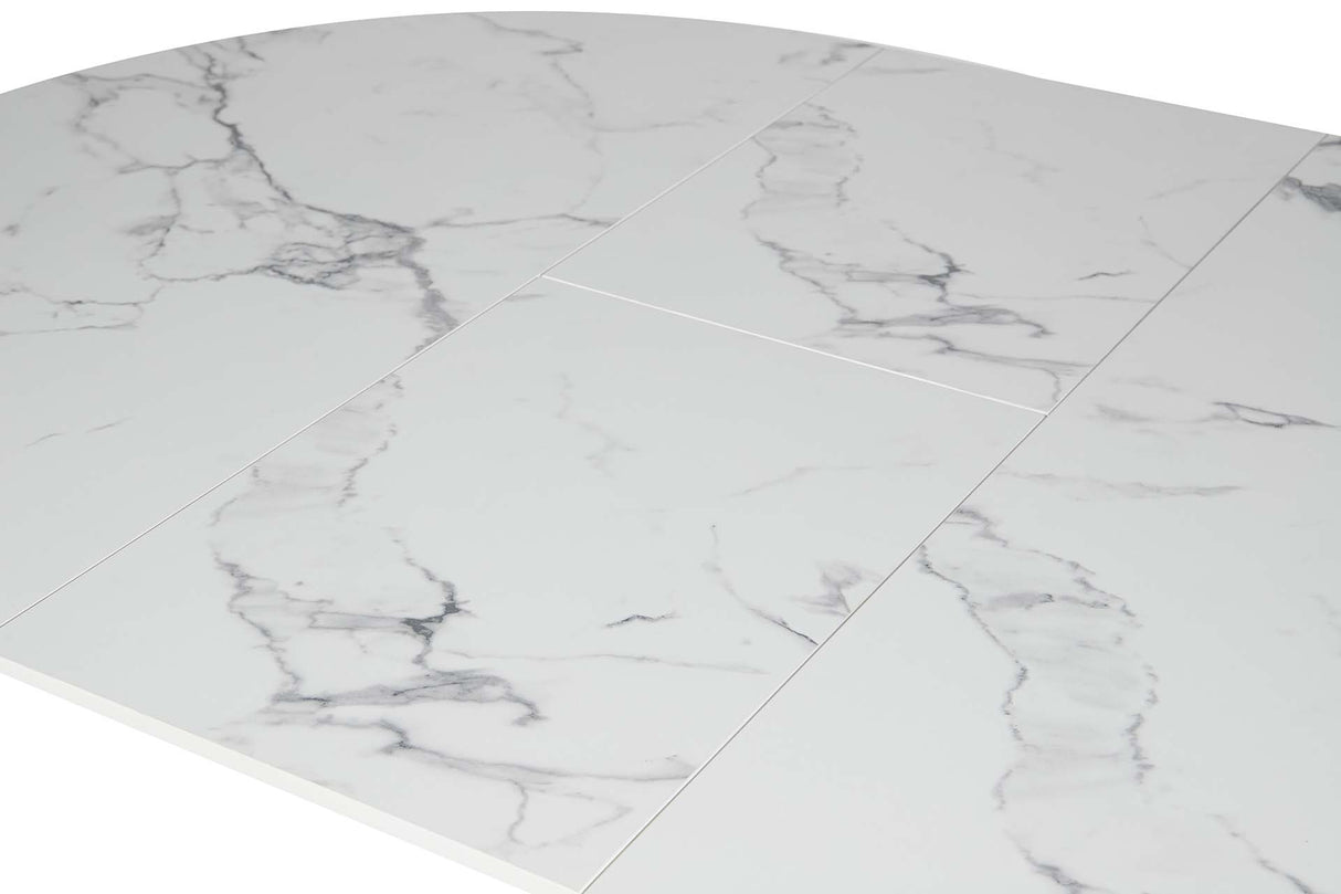 MESA DE COMEDOR EXTENSIBLE MDF 120-160x90x75 CM