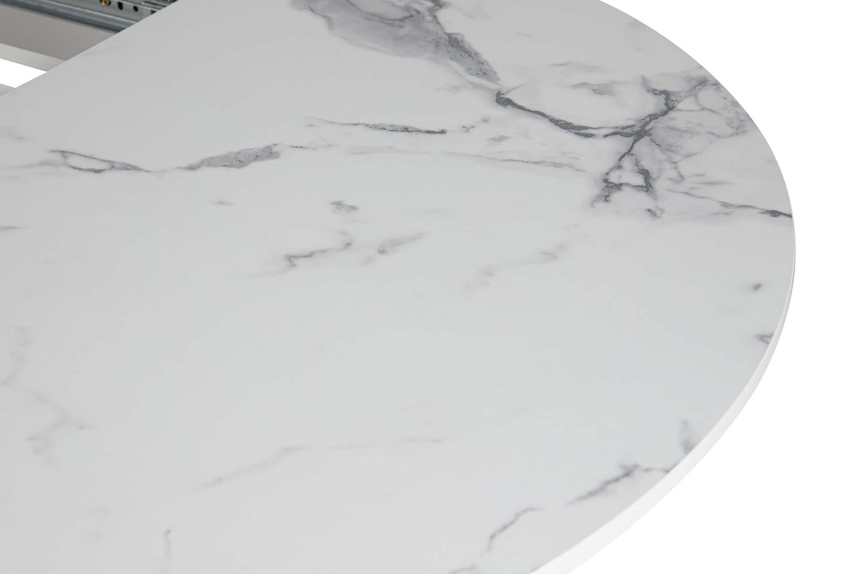 MESA DE COMEDOR EXTENSIBLE MDF 120-160x90x75 CM