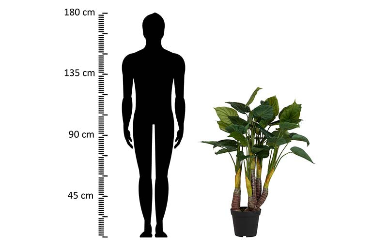 Taro Künstliche Pflanze mit 55 x 55 x 125 cm Topf