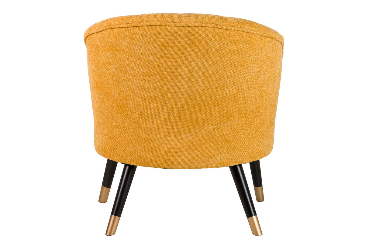 BUTACA CHENILLA AMARILLO 70x72x80 CM