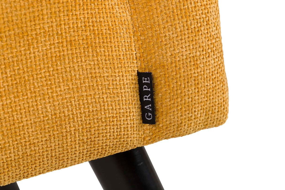 BUTACA CHENILLA AMARILLO 70x72x80 CM