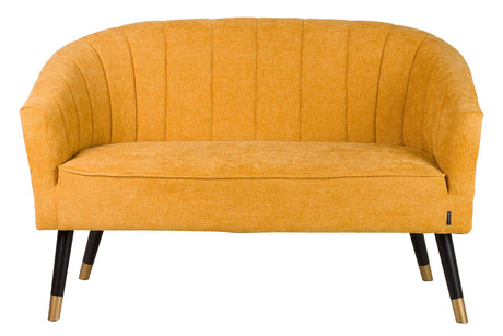 SOFÁ CHENILLA AMARILLO 129x72x80 CM
