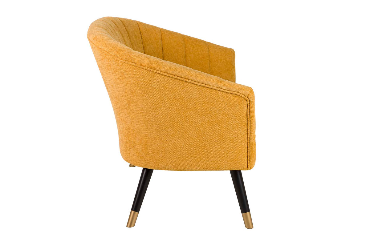Gelbe Chenilla 129x72x80 cm