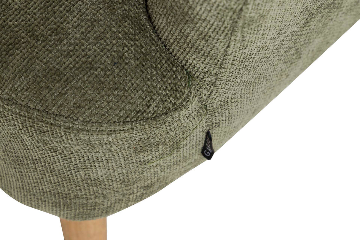 Sofa Chenilla Gray 131x72x79 cm