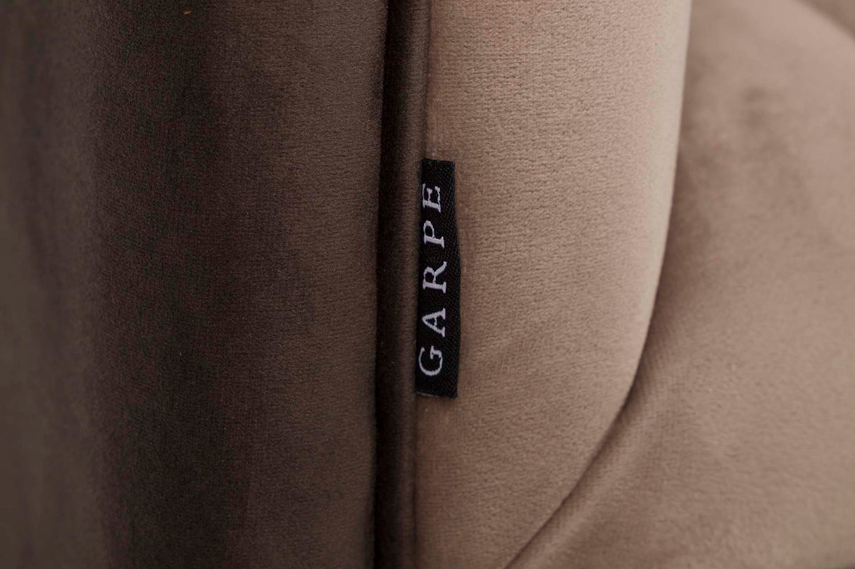 Velluto marrone 70x70x74 cm poltrona