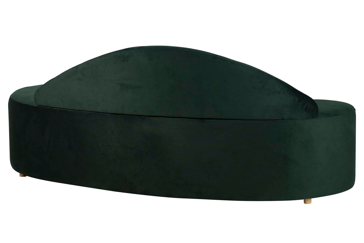 Sofa Velvet Green 195x84x76 cm