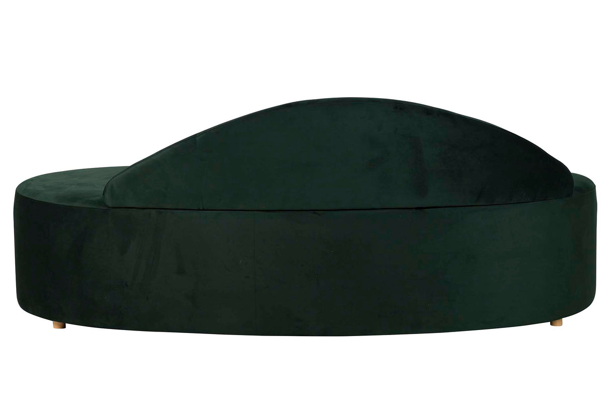 Sofa Velvet Green 195x84x76 cm