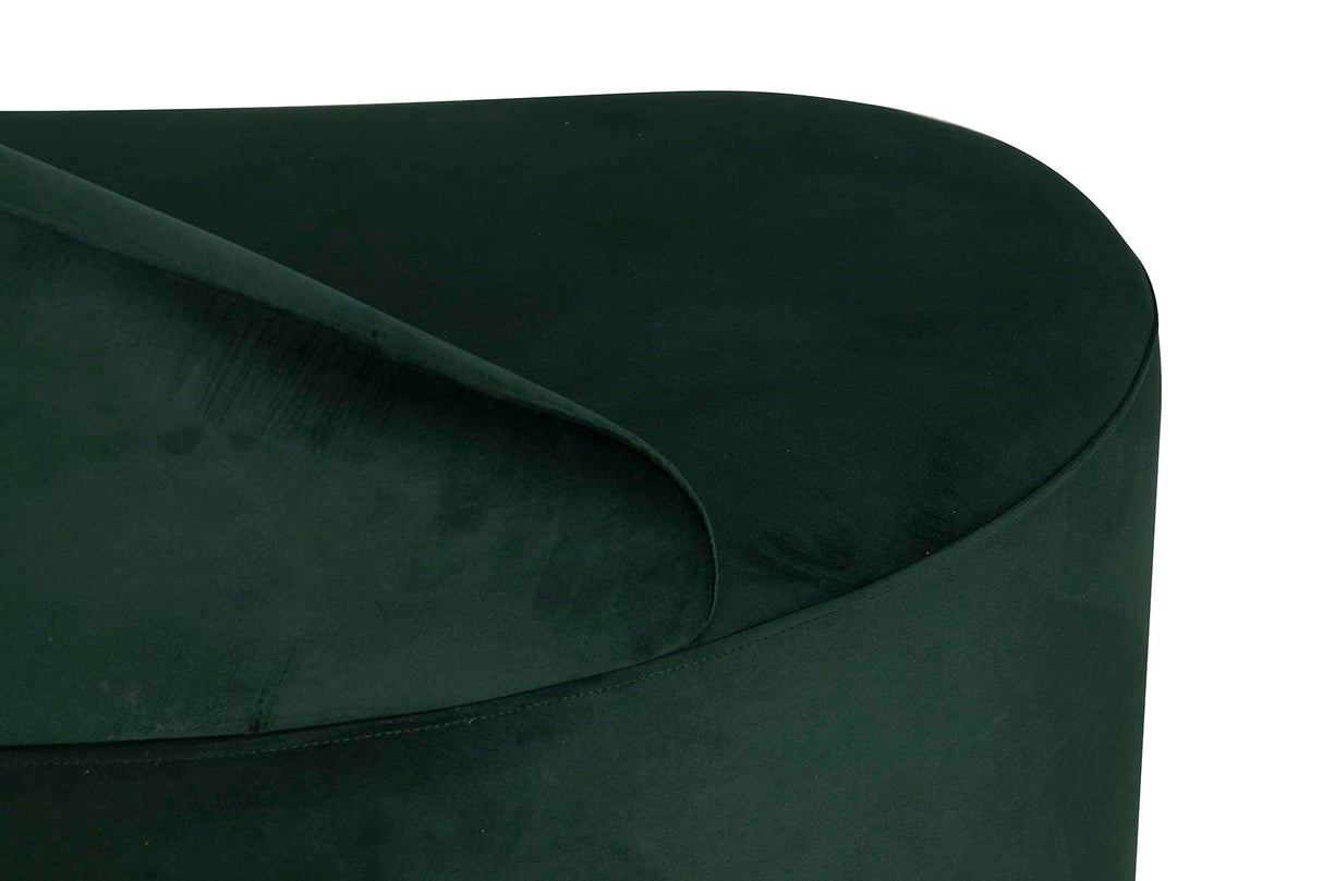 Sofa Velvet Green 195x84x76 cm