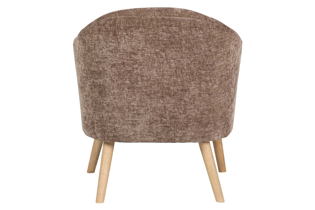 SILLON VELVET MARRON 71x72x79 CM