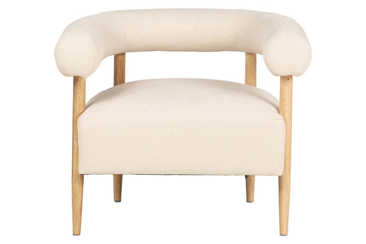 SILLON CHENILLA BLANCO 82x67x70 CM