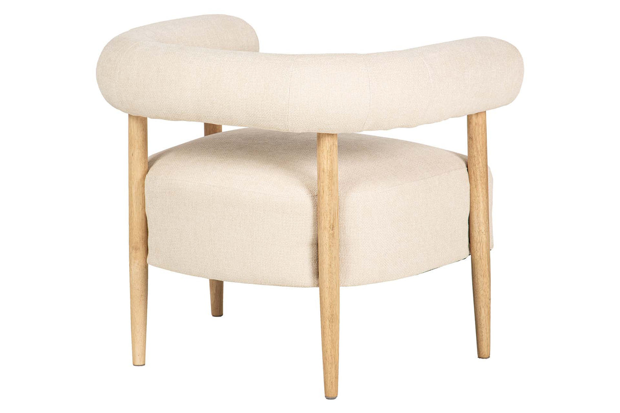 SILLON CHENILLA BLANCO 82x67x70 CM