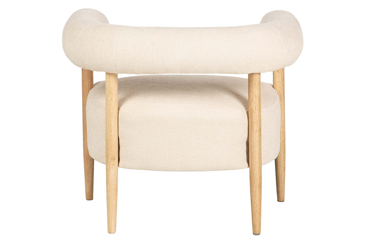 SILLON CHENILLA BLANCO 82x67x70 CM