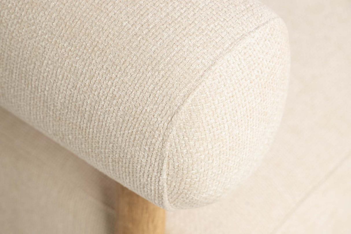 SILLON CHENILLA BLANCO 82x67x70 CM