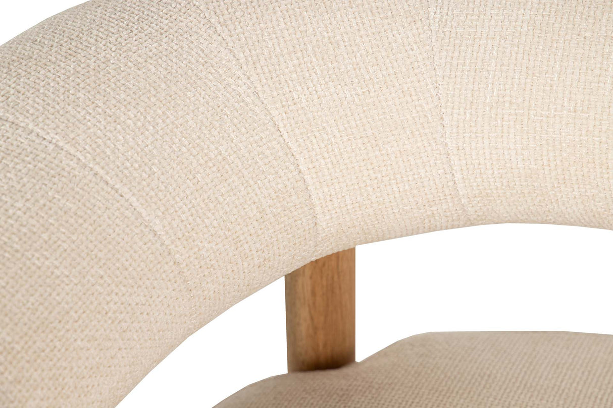 SILLON CHENILLA BLANCO 82x67x70 CM