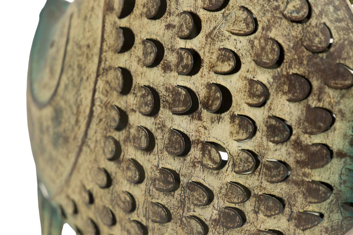 Blue Metal Fish Abbildung 40x13x32 cm