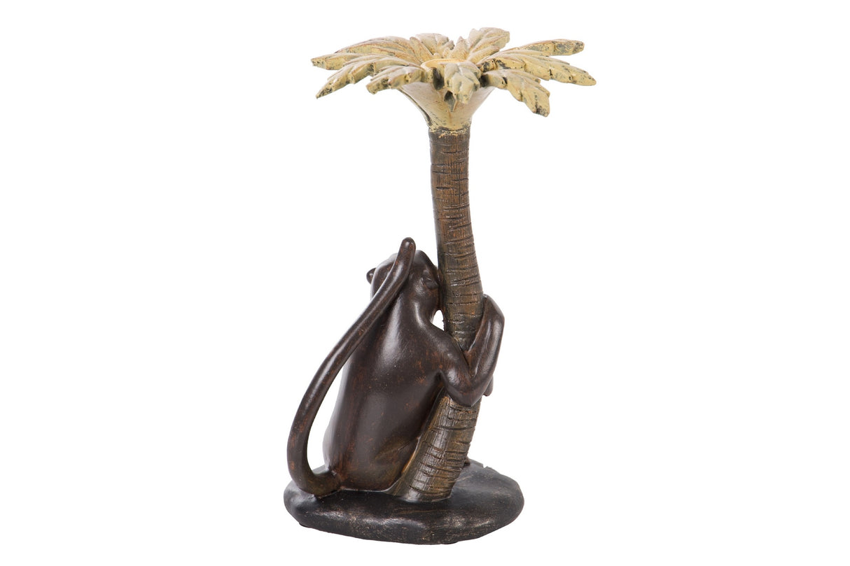 Candelabro Mono Resin 17x16x26 cm