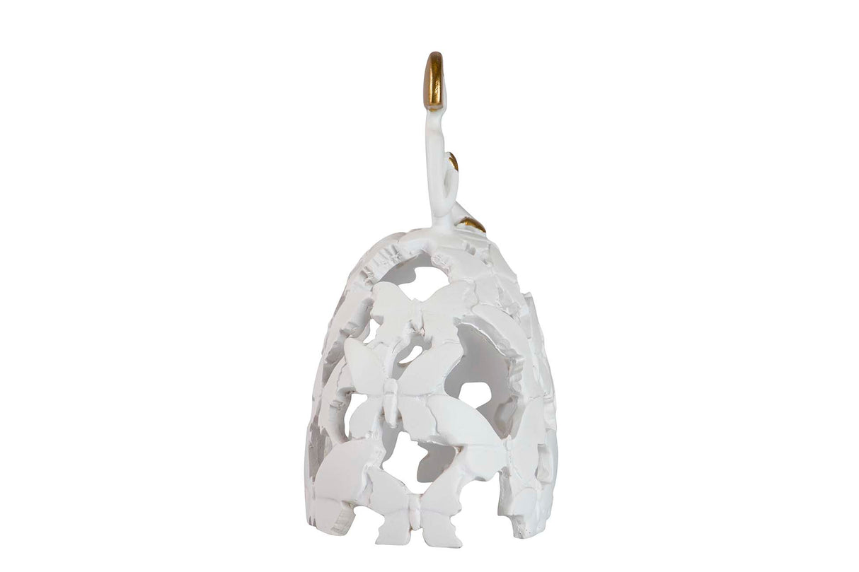 Golden weißes Harz 15x10x18 cm