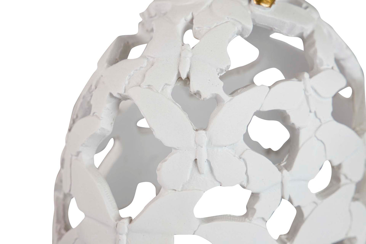 Golden weißes Harz 15x10x18 cm