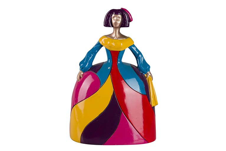 Menina Resin Pop Art 22x17x31 cm