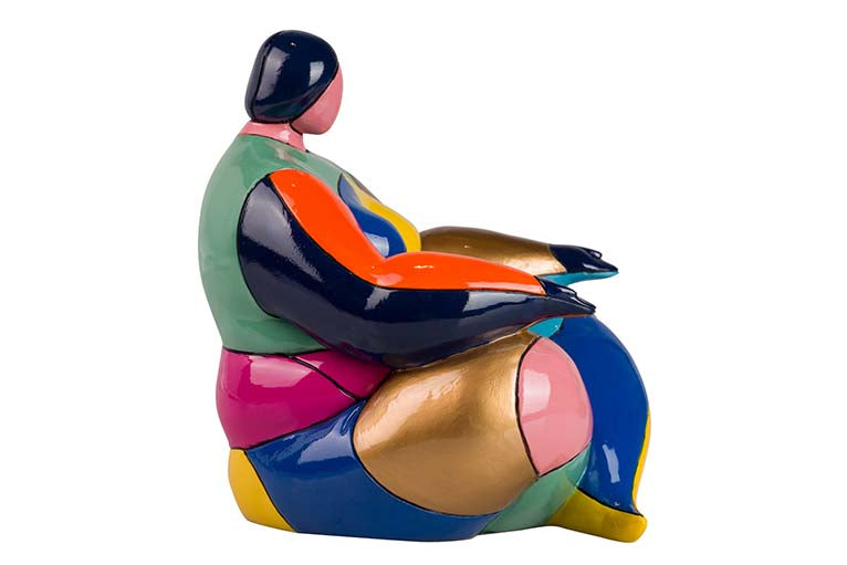 Figura donne resina 21x19x22 cm