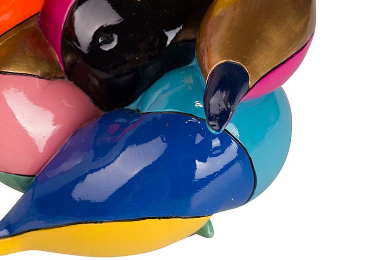 Figura donne resina 21x19x22 cm