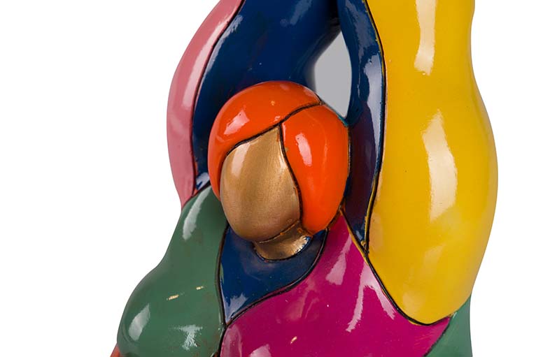 Figura donne resina 21x18x30 cm