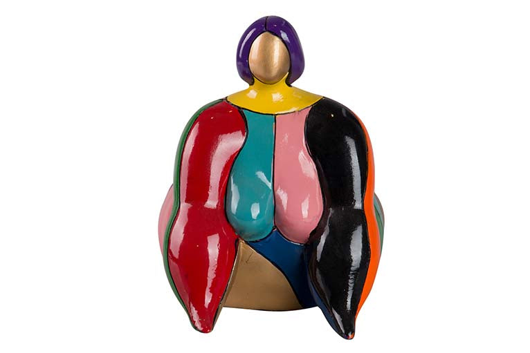 Figura donne resina 35x18x20 cm