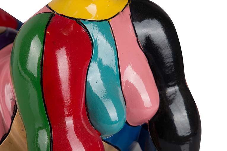 Figura donne resina 35x18x20 cm