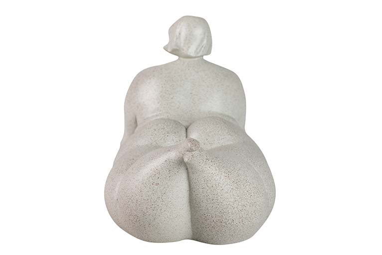 Figura donne in resina yoga 35x18x20 cm