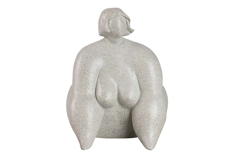 Figura donne in resina yoga 35x18x20 cm