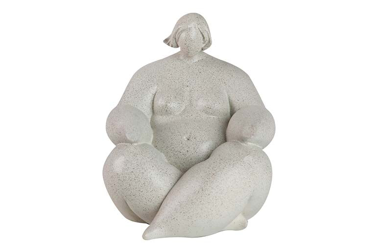 Figura donne resina yoga 21x19x22 cm