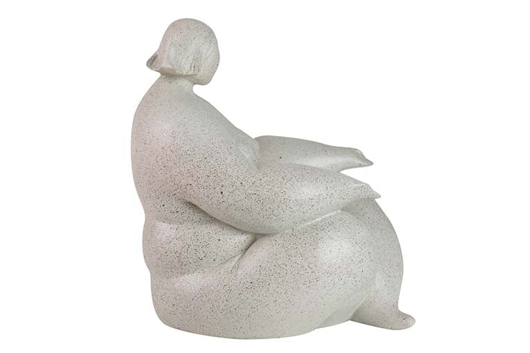 Figura donne resina yoga 21x19x22 cm