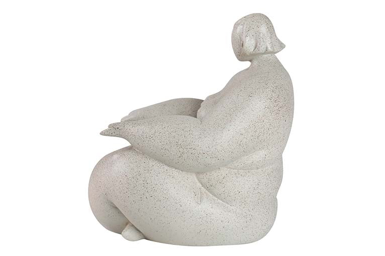 Figura donne resina yoga 21x19x22 cm
