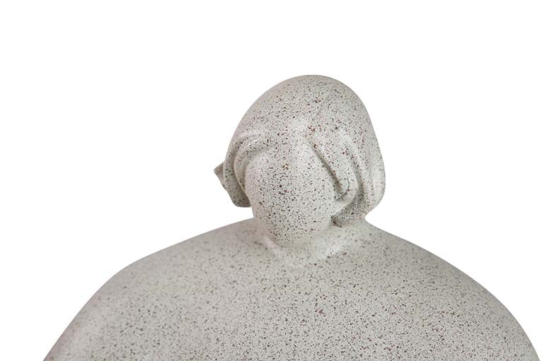 Figura donne resina yoga 21x19x22 cm