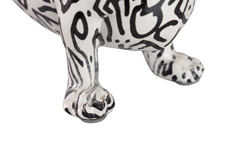 Figura Dog Teckel Resina 28x10x17 cm