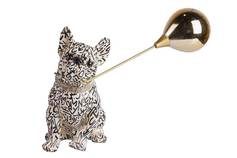 Figure Globe Resin 33x30x45 cm