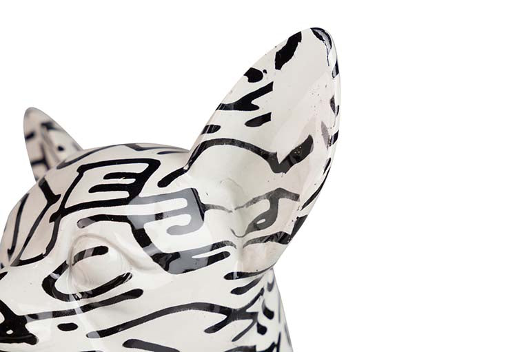 Figure Dog Resin 15x13x26 cm