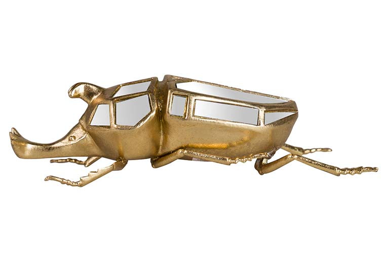 Miroir de résine de coléoptère 21x11x7 cm