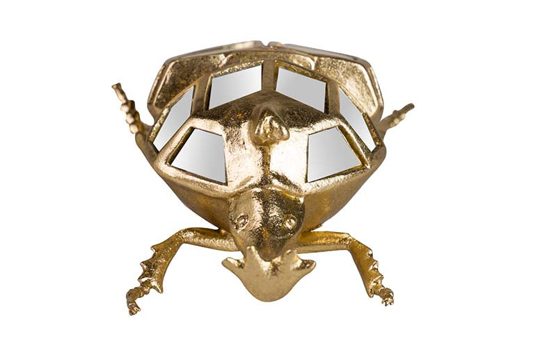 Miroir de résine de coléoptère 21x11x7 cm