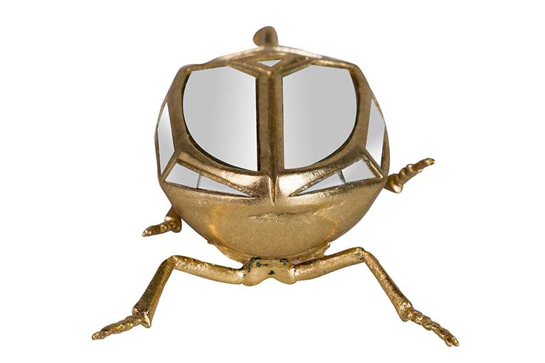 Miroir de résine de coléoptère 21x11x7 cm