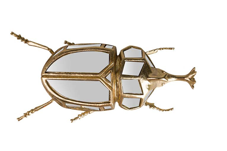 Miroir de résine de coléoptère 21x11x7 cm