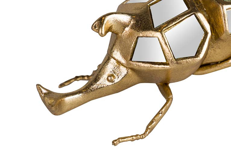 Miroir de résine de coléoptère 21x11x7 cm