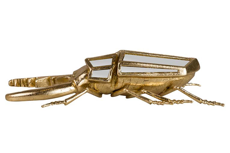 Figura Mirror de resina de besouro 21x12x7 cm