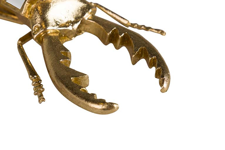 Figura Mirror de resina de besouro 21x12x7 cm