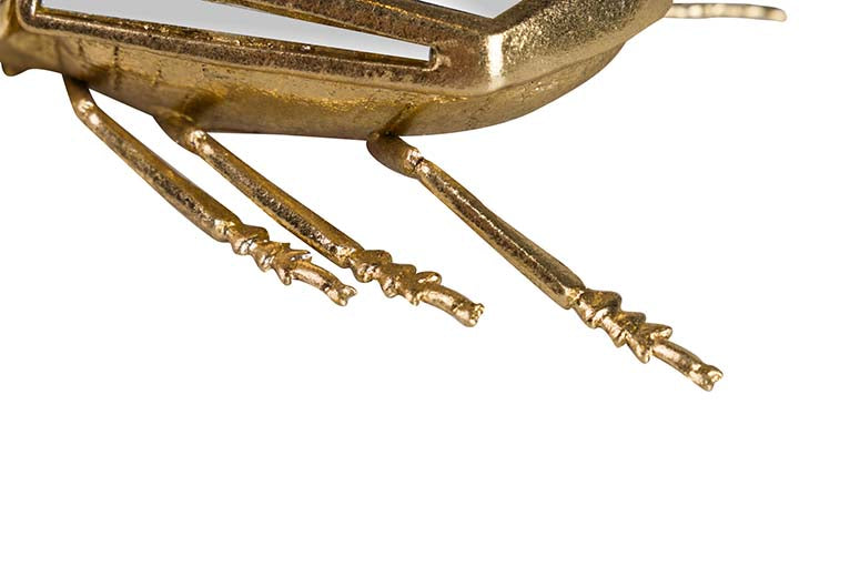 Figura Mirror de resina de besouro 21x12x7 cm