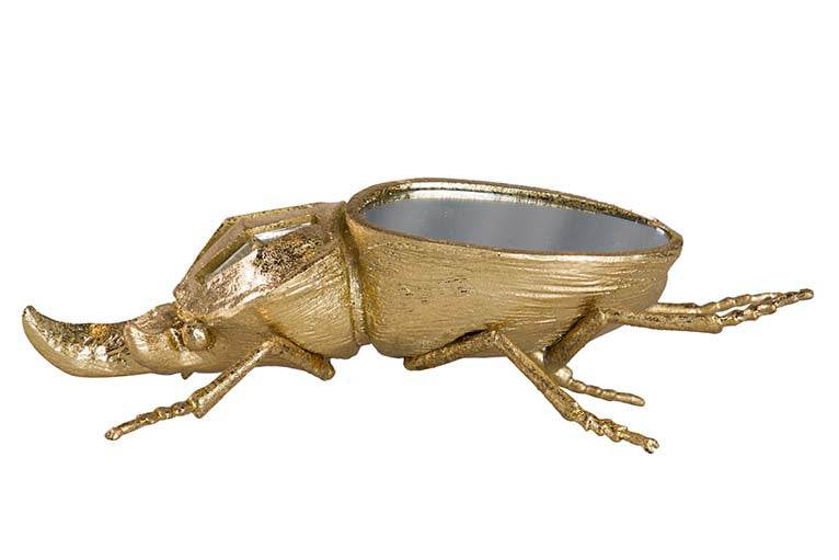Miroir de résine de coléoptère 19x12x7 cm