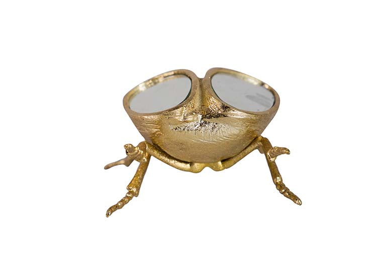 Miroir de résine de coléoptère 19x12x7 cm