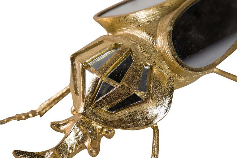 Miroir de résine de coléoptère 19x12x7 cm