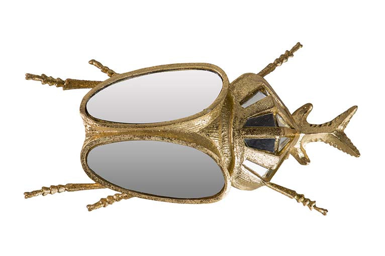 Miroir de résine de coléoptère 19x12x7 cm