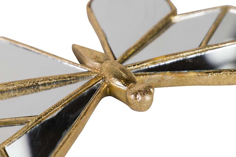 Figure Miroir en résine papillon 27x16x2 cm